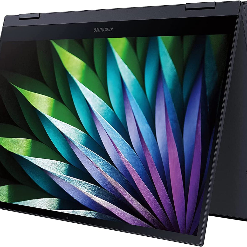 Samsung - Galaxy Book np730qda Flex2 Alpha 13.3" QLED Touch-Screen Laptop - Intel Core i7-1165G7 - 16GB Memory - 1TB SSD - mystic blue - Renewed used laptop