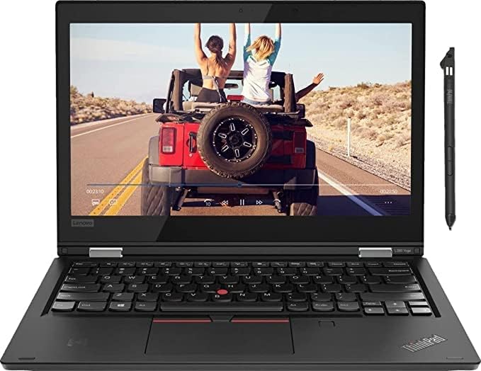 Lenovo ThinkPad L380 Yoga 2-in-1 Laptop, 13.3" FHD Touchscreen, Intel Core i5-8250U, 8GB RAM, 256GB SSD, Fingerprint Reader, Backlit Keyboard