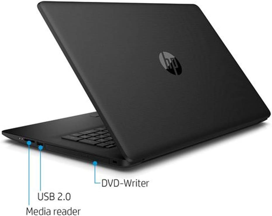 HP (17-BY1053DX )17.3 Laptop - Core i5-8265U - 8GB Memory - 256GB Solid State Drive - Windows 10 Home in S Mode - Jet Black/Maglia Pattern