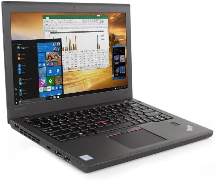 Lenovo ThinkPad X270 Laptop with Intel Core i5-7200U, 8GB RAM, 256GB SSD, Black - 12.5" - Black - 20HN004VUS