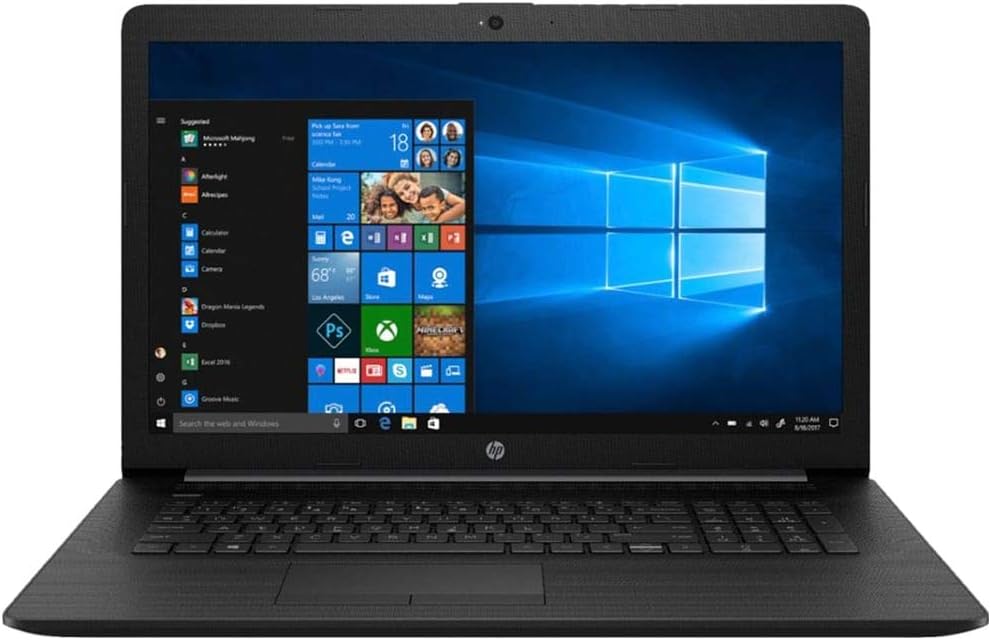 HP (17-BY1053DX )17.3 Laptop - Core i5-8265U - 8GB Memory - 256GB Solid State Drive - Windows 10 Home in S Mode - Jet Black/Maglia Pattern