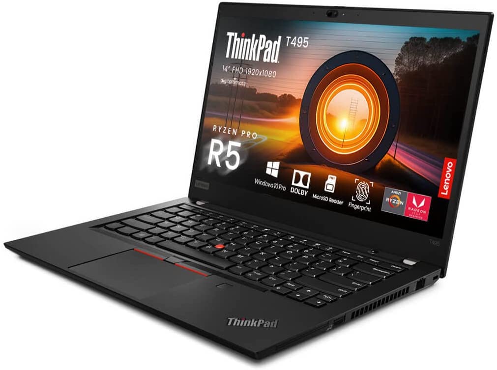 Lenovo Thinkpad T495 Powerfull 14 Bussiness laptop With Graphics, Ryzen 5 Pro 3500, 16GB DDR4 Ram, 256GB NVme SSD - Renewed