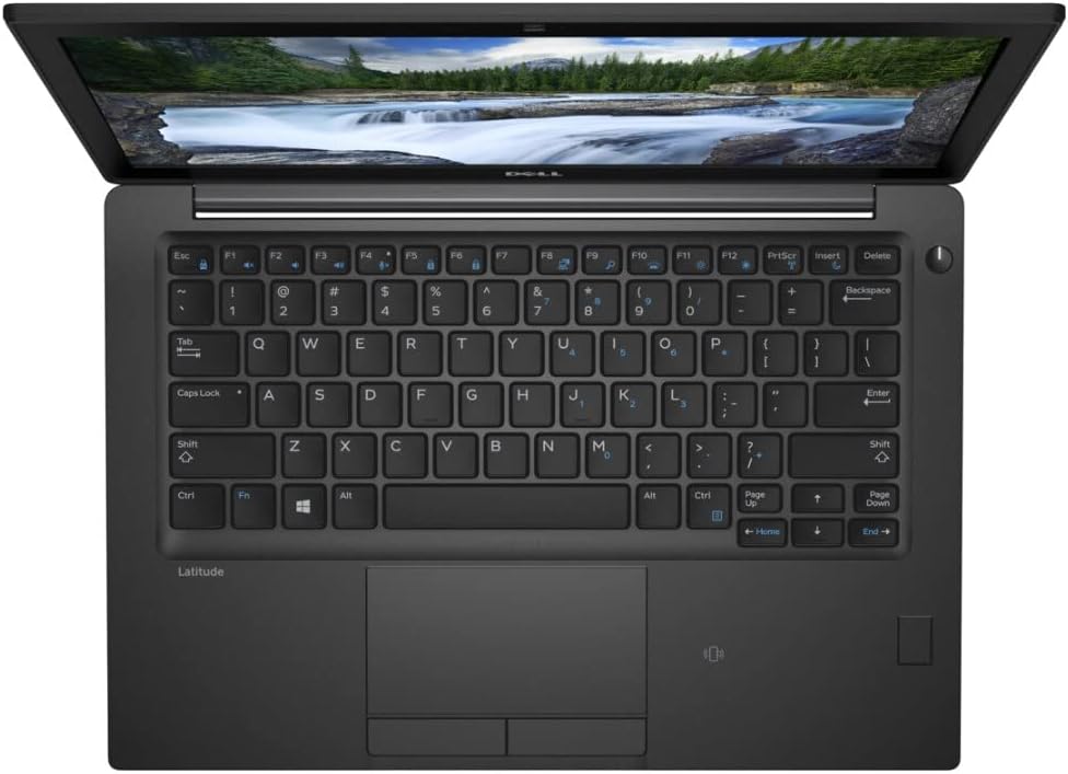 Dell Latitude 7290, Core i7-8th Gen, 8GB RAM, 256GB SSD, 12.3", HDMI, Camera, WiFi, Card Reader, Backlit Keyboard, Black