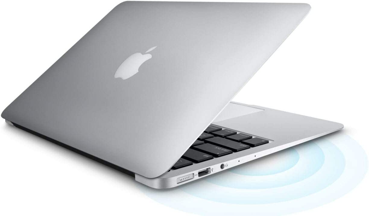 Apple Macbook Air 7 2 (A1466 2017) Core i5 1.8GHz, 13Inch, 8GB, 128GB SSD, 1.5GB VRAM, ENG Arabic KB, Silver (Renewed)