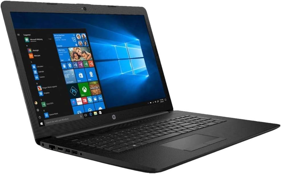 HP (17-BY1053DX )17.3 Laptop - Core i5-8265U - 8GB Memory - 256GB Solid State Drive - Windows 10 Home in S Mode - Jet Black/Maglia Pattern