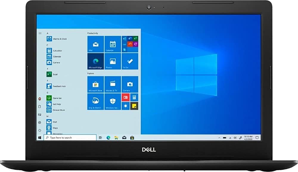 Dell Inspiron 15 3000 (3593) Laptop Computer - I7-10TH GEN - 15.6 inch HD Anti-Glare Touchscreen - 16GB RAM - 512GB PCIe M.2 NVMe SSD (Renewed)