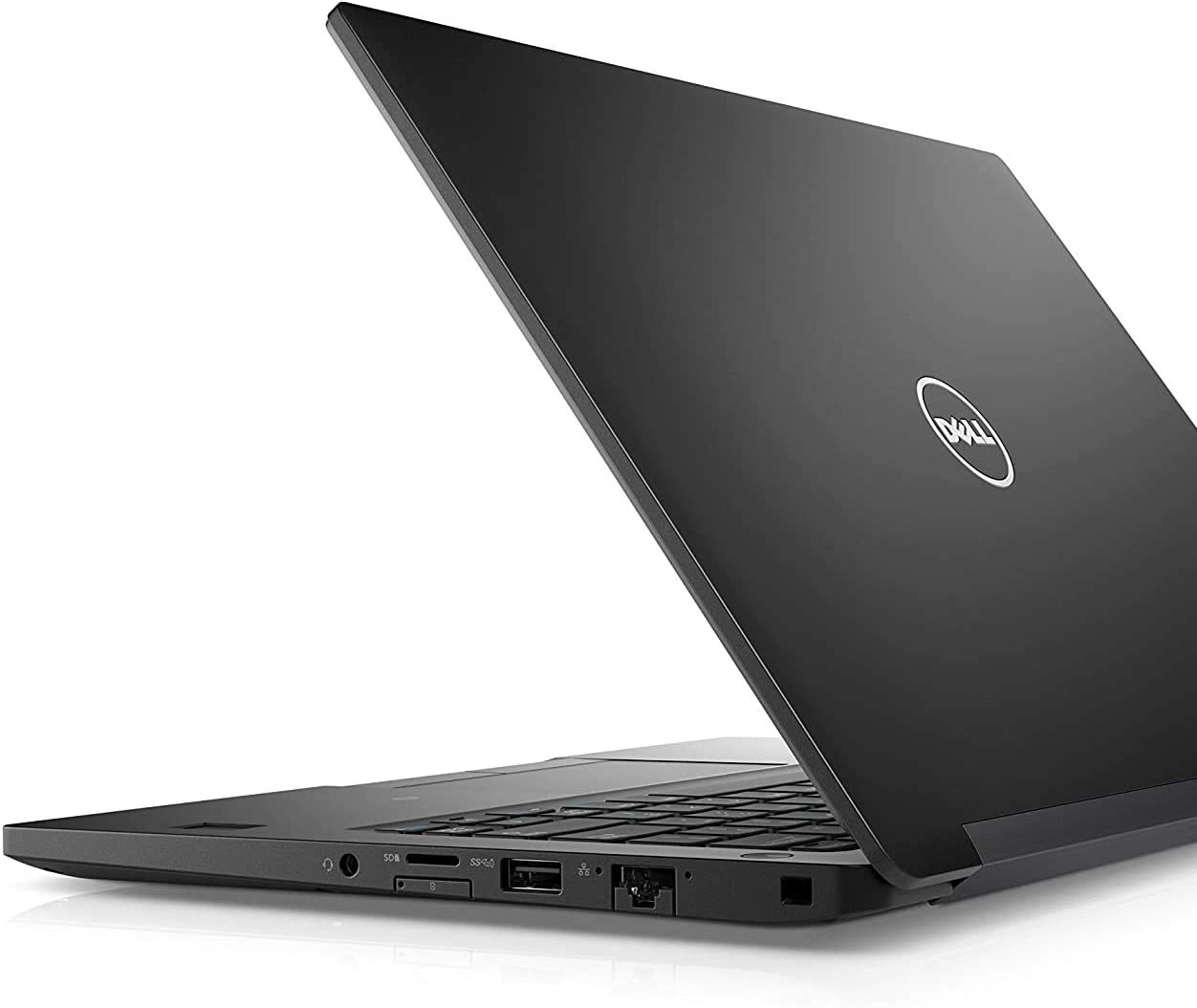 Dell Latitude 7290, Core i5-8th Gen, 8GB RAM, 256GB SSD, 12.3", HDMI, Camera, WiFi, Card Reader, Backlit KB, Black (Renewed)