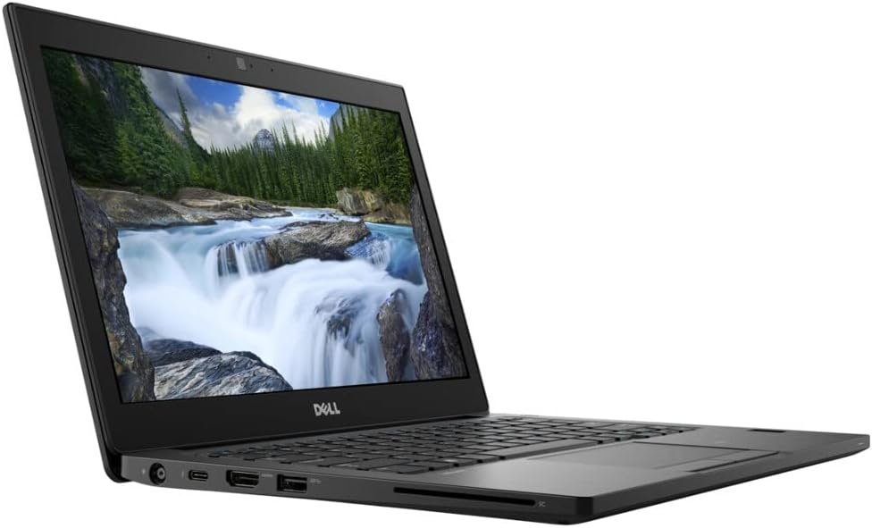 Dell Latitude 7290, Core i7-8th Gen, 8GB RAM, 256GB SSD, 12.3", HDMI, Camera, WiFi, Card Reader, Backlit Keyboard, Black