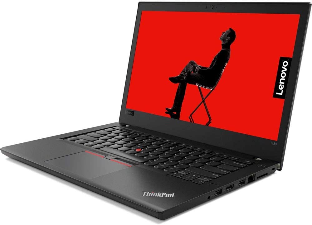 Lenovo Thinkpad T480 Laptop Core i5 8th Generation, 8GB RAM, 256GB SSD, 14, black - Renewed