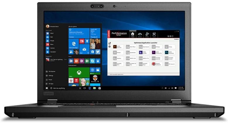 Lenovo ThinkPad P52 Laptop, 15.6in FHD (1920x1080), 8th Gen Intel Core i7-8850H, 16GB DDR4, 512GB Solid State Drive, Windows 10 Pro (Renewed)