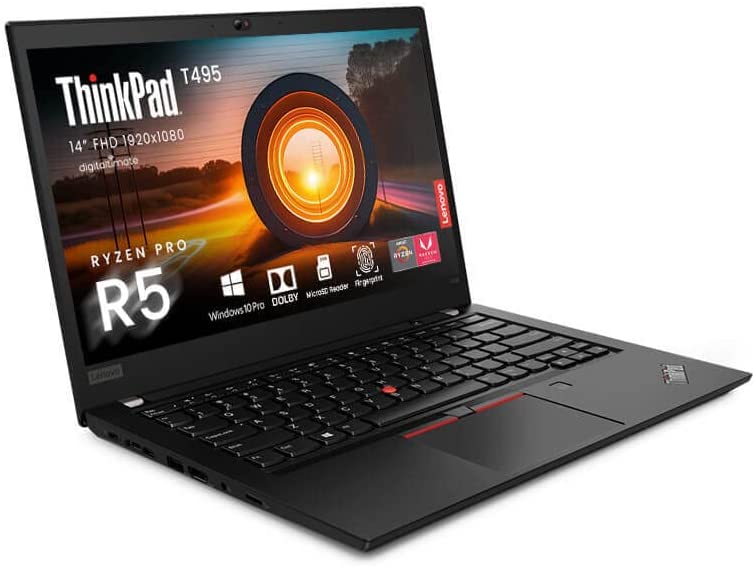 Lenovo Thinkpad T495 Powerfull 14 Bussiness laptop With Graphics, Ryzen 5 Pro 3500, 16GB DDR4 Ram, 256GB NVme SSD - Renewed