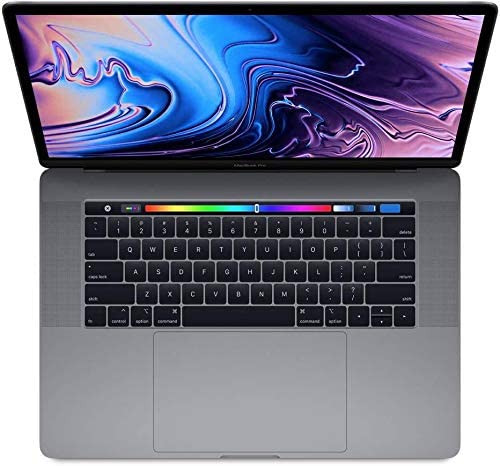 Apple Macbook Pro Laptop With Touch Bar And Touch ID, 15.1 A1990(15-Inch,2019) Intel core i7 (Renewed)