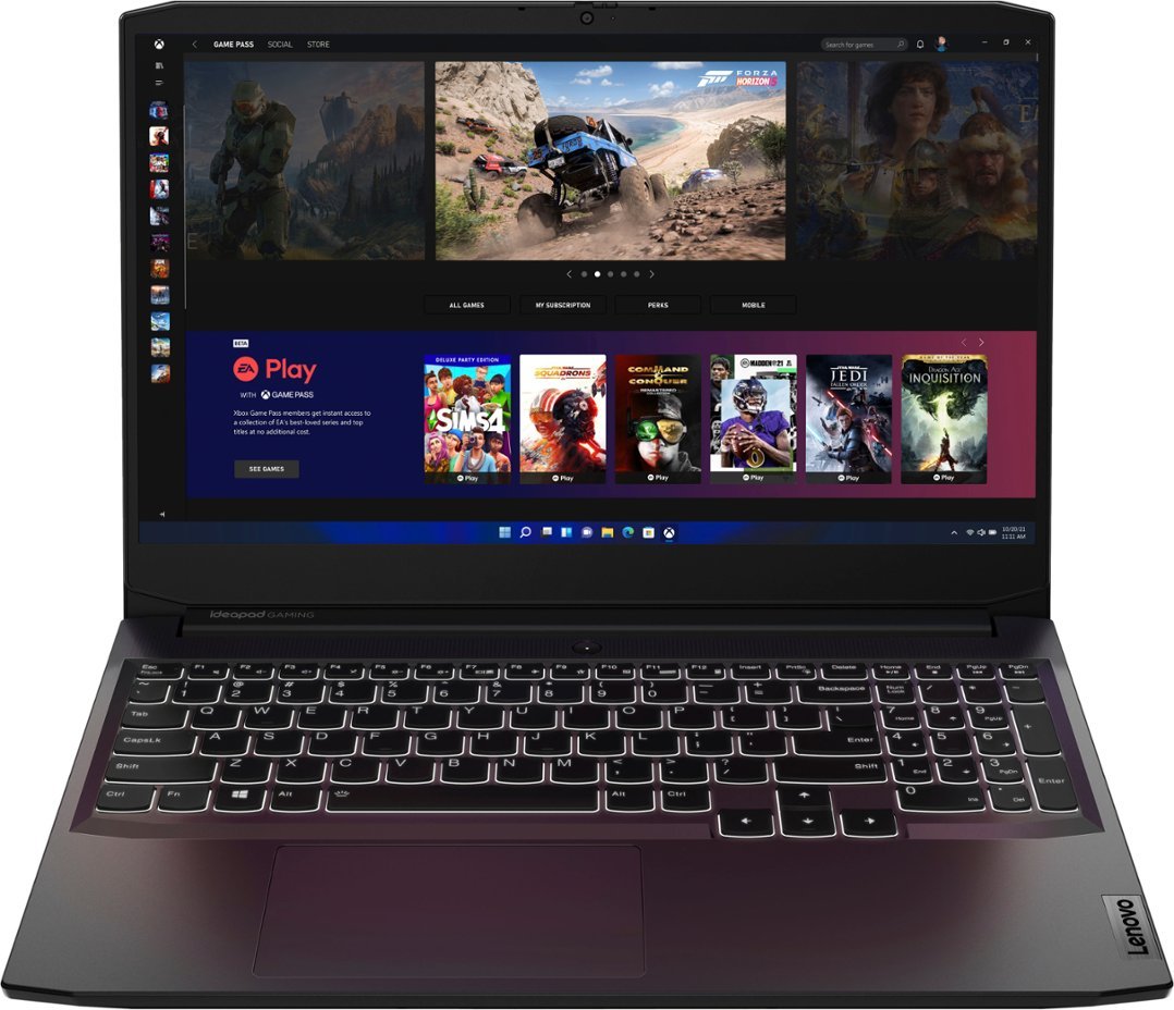 Lenovo - 2021 - IdeaPad Gaming 3 - Laptop Computer - 15.6" FHD Display -120Hz - AMD Ryzen 5 5600H Win 11 (Renewed)