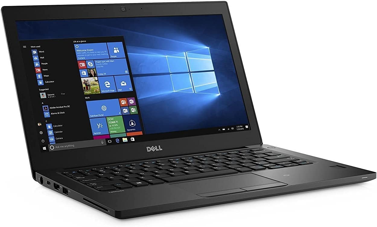 Dell Latitude 7280 Laptop, Intel Core i5-6th Gen CPU 2.40GHz, 8GB RAM DDR4 256GB SSD, Intel HD Graphics 520, 12.5" Display, WIN 10 Pro (Renewed)