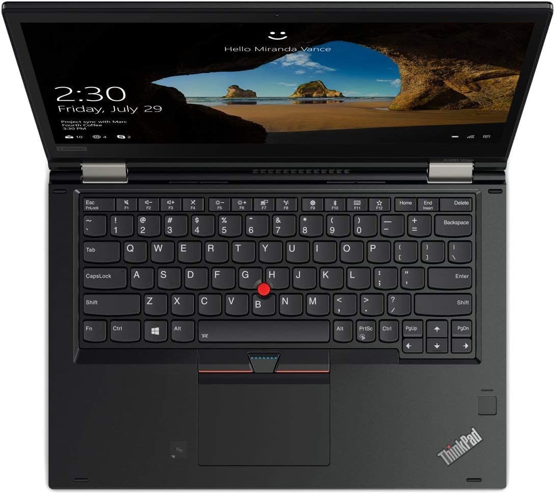 Lenovo ThinkPad X380 Yoga Intel Core i7 8th Gen 13.3-inch Full HD Laptop (8GB RAM/ 256 GB SSD/ Windows 10 Pro - Renewed