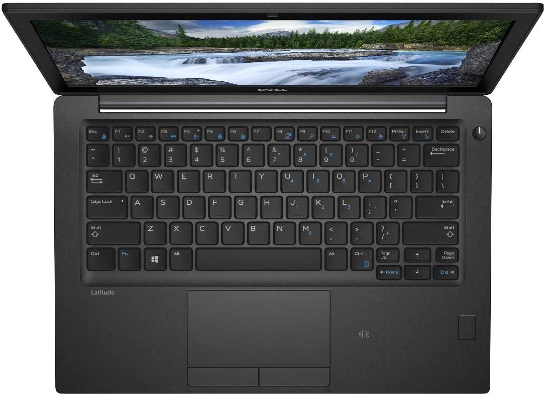 Dell Latitude 7290, Core i5-8th Gen, 8GB RAM, 256GB SSD, 12.3", HDMI, Camera, WiFi, Card Reader, Backlit KB, Black (Renewed)