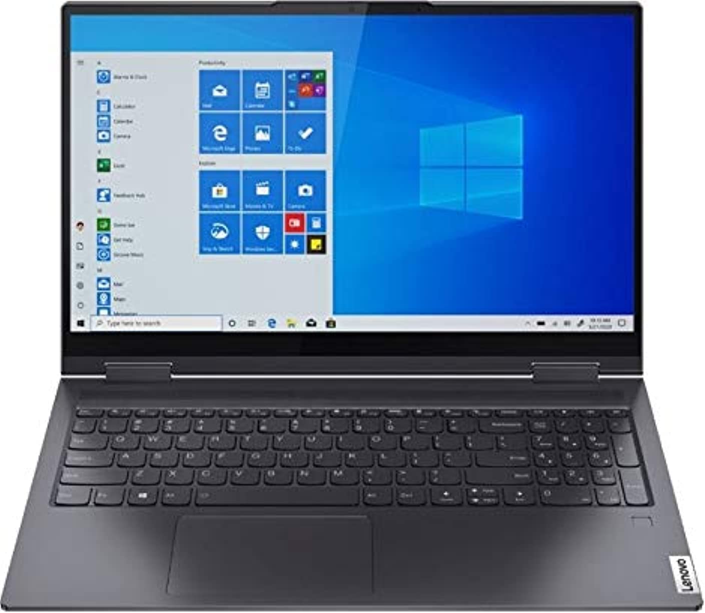 Lenovo - Yoga 7i 2-in-1 15.6" Touch Screen Laptop - Intel Core i5 - 8GB Memory - 512GB Solid State Drive - Slate Grey - WIN 11 - KEYBOARD ENGLISH / ARABIC (Renewed)