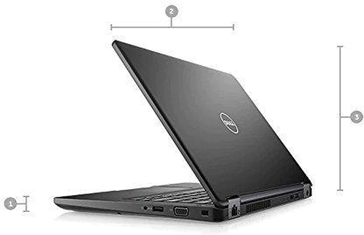 Dell Latitude 5480 Laptop, Intel Core i5- 7th Gen (7440HQ), Quad Core 2.6GHz up to 3.8GHz, 8GB DDR4 RAM 256GB SSD (Renewed)