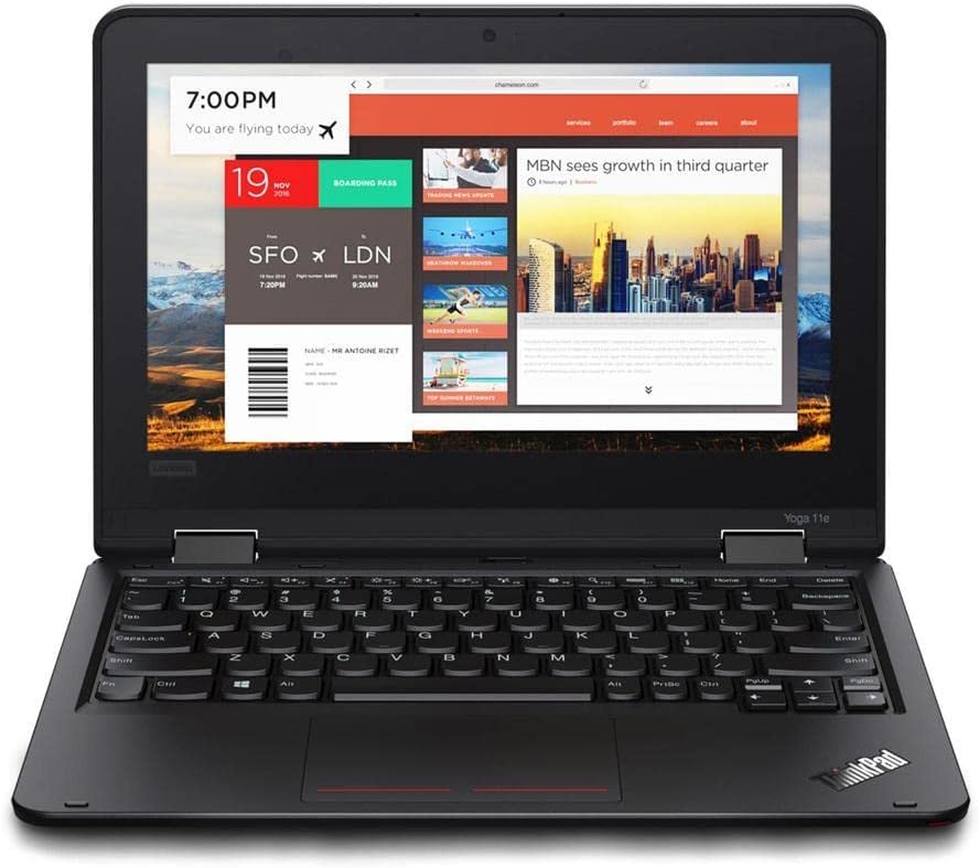 Lenovo ThinkPad Yoga 11 Core i3 6th Gen ,11.6" 2-in-1 Touchscreen ( 8GB RAM, 256GB SSD, Webcam) - Renewed