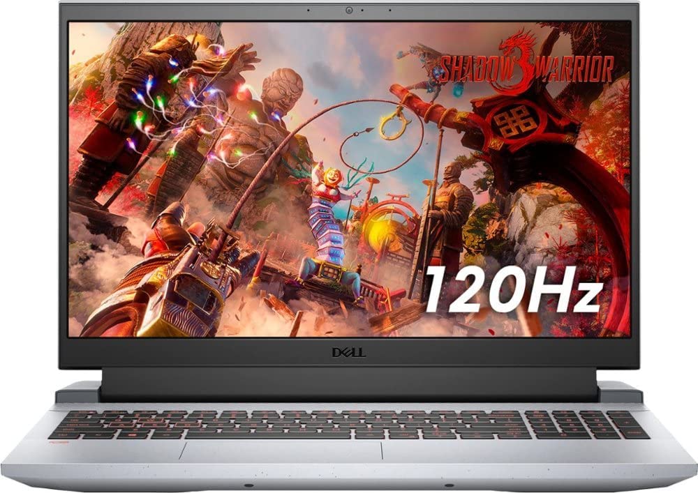 Dell G15 5515 15.6" FHD 120Hz Gaming Laptop, AMD Ryzen 7 5800H, Backlit Keyboard, Windows 10 Home (Grey) (Renewed)