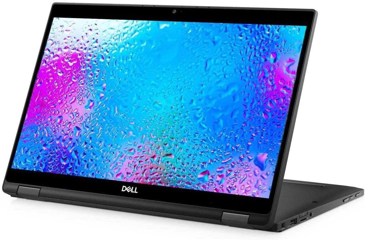 Dell Latitude 7390 2 in 1 13.3" FHD Touch Screen Laptop, Intel Core i7-8650U, 1.90GHz, 8GB Ram, 256GB SSD, Intel UHD Graphics 620, Windows 10 Pro - Black : LATITUDE 7390 2in1