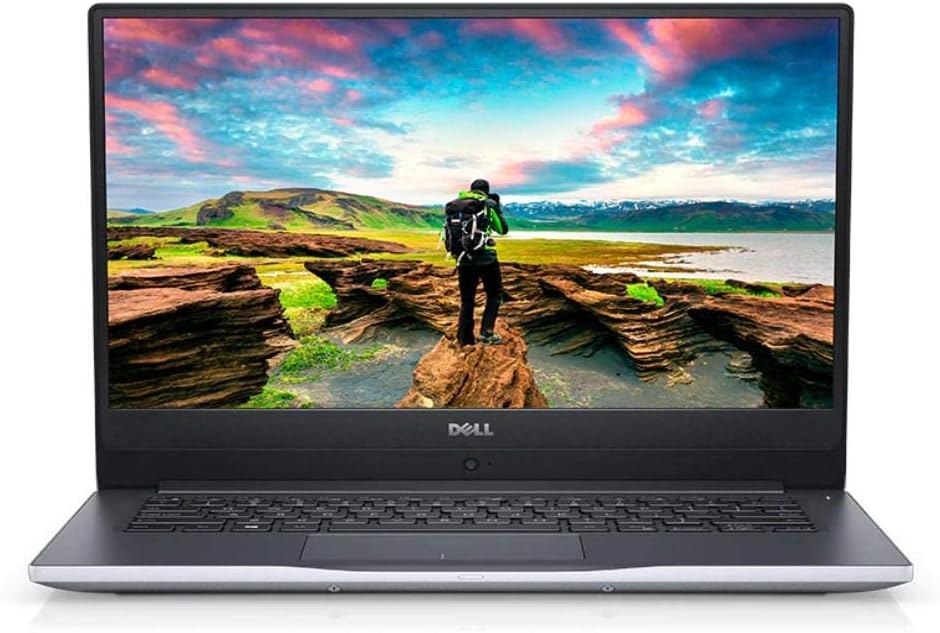 Dell Inspiron 14 Model 7472 Intel Core i7-8550U 8GB RAM, 256GB SSD 14IPS-FHD WiFi+BT Win10 Pro English Keyboard Metal Body