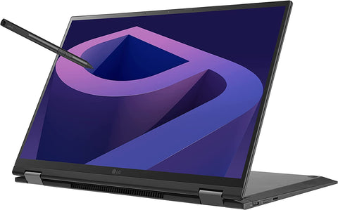 LG Gram (2022) 16T90Q 2-in-1 Touch Laptop, 16" (2560 x 1600) IPS Display, Intel Evo 11th Gen i7 Processor - 16GB LPDDR5 - 2TB NVMe SSD - Renewed used laptop