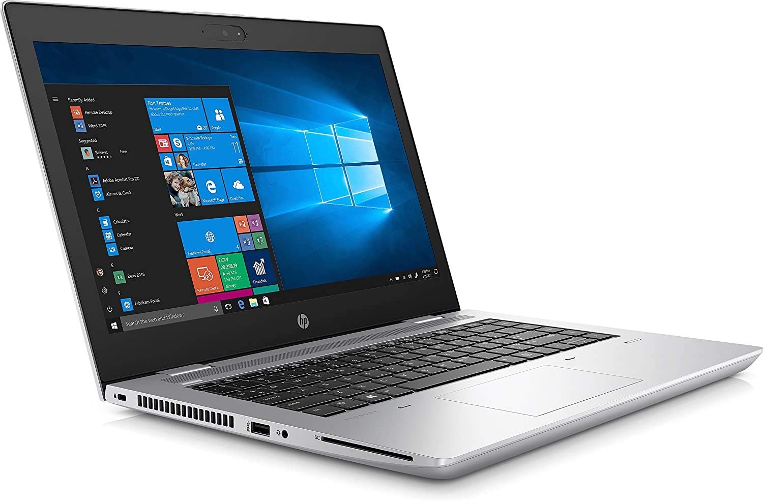 HP ProBook 640 G4 Core i7-8th Generation , RAM 8GB , SSD 256GB , 14.0-Inch Display Screen , Windows 10 (Renewed)