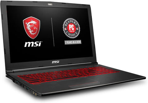 MSI GV62 8RD 15.6" Thin and Light Gaming Laptop - GeForce GTX 1050Ti 4GB -Core i5-8th Gen - 16GB DDR4 - 512GB SSD - Renewed