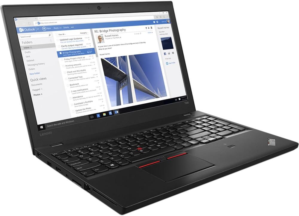 Lenovo ThinkPad T560 Notebook Laptop 15.6 FHD Display/Intel Core i5-6200U up tp 2.8Ghz / 8GB RAM / 256GB SSD/Windows 10 Pro (Renewed)