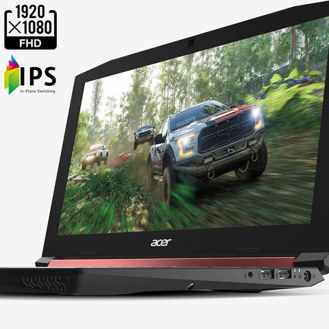 Acer Nitro 5 AN515 AMD RYZEN 5 2500U 16GB Ram 1TB HDD + 256GB SSD Eng KB, Black (Renewed)