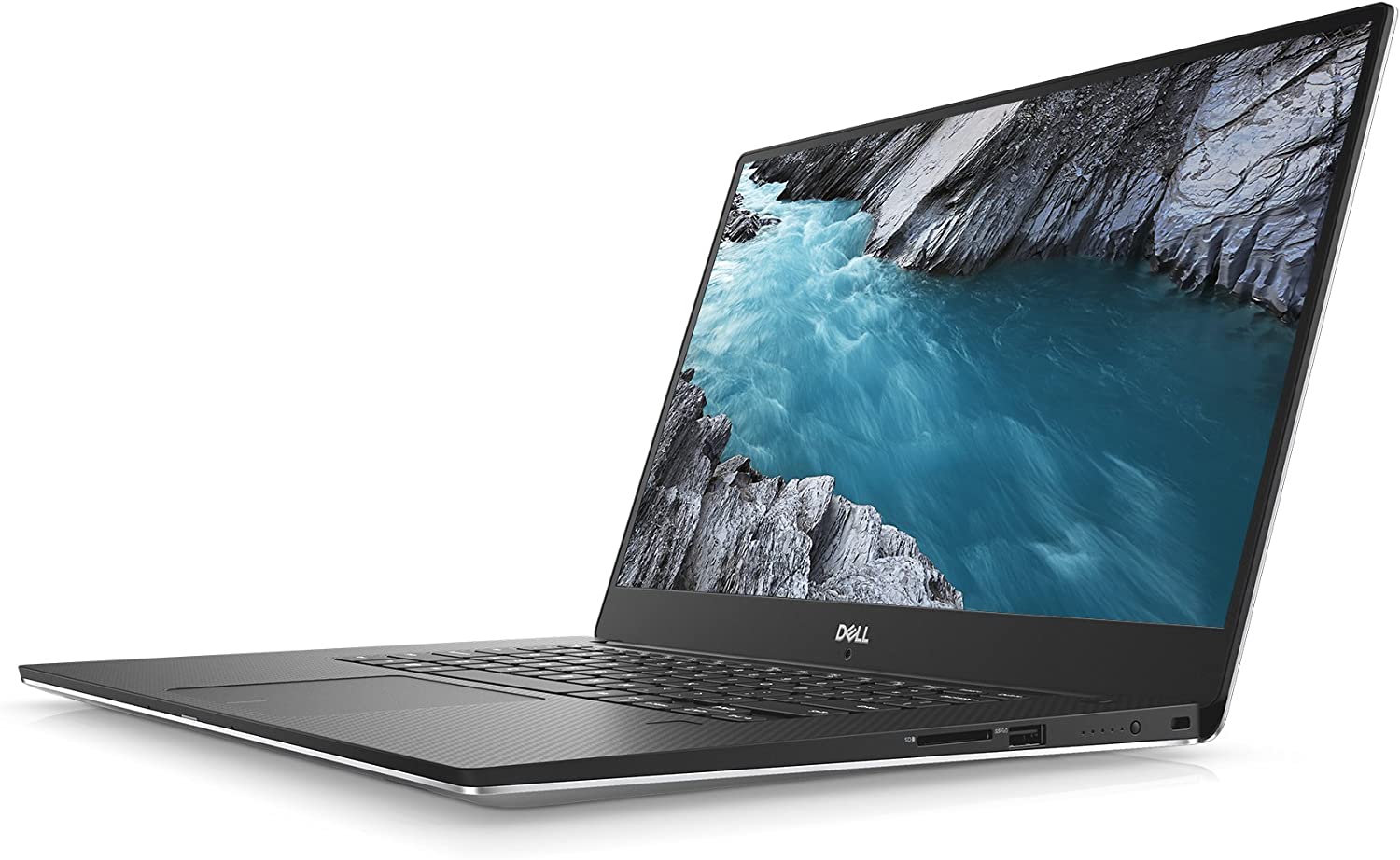 Dell XPS 9570 Laptop 15.6 inches 4k ultra HD Laptop (Silver) - Intel i7-8750H 4.1 GHz, 16 GB RAM, 512 GB SSD, NVIDIA GeForce GTX 1050, Windows 10 Pro (Renewed)