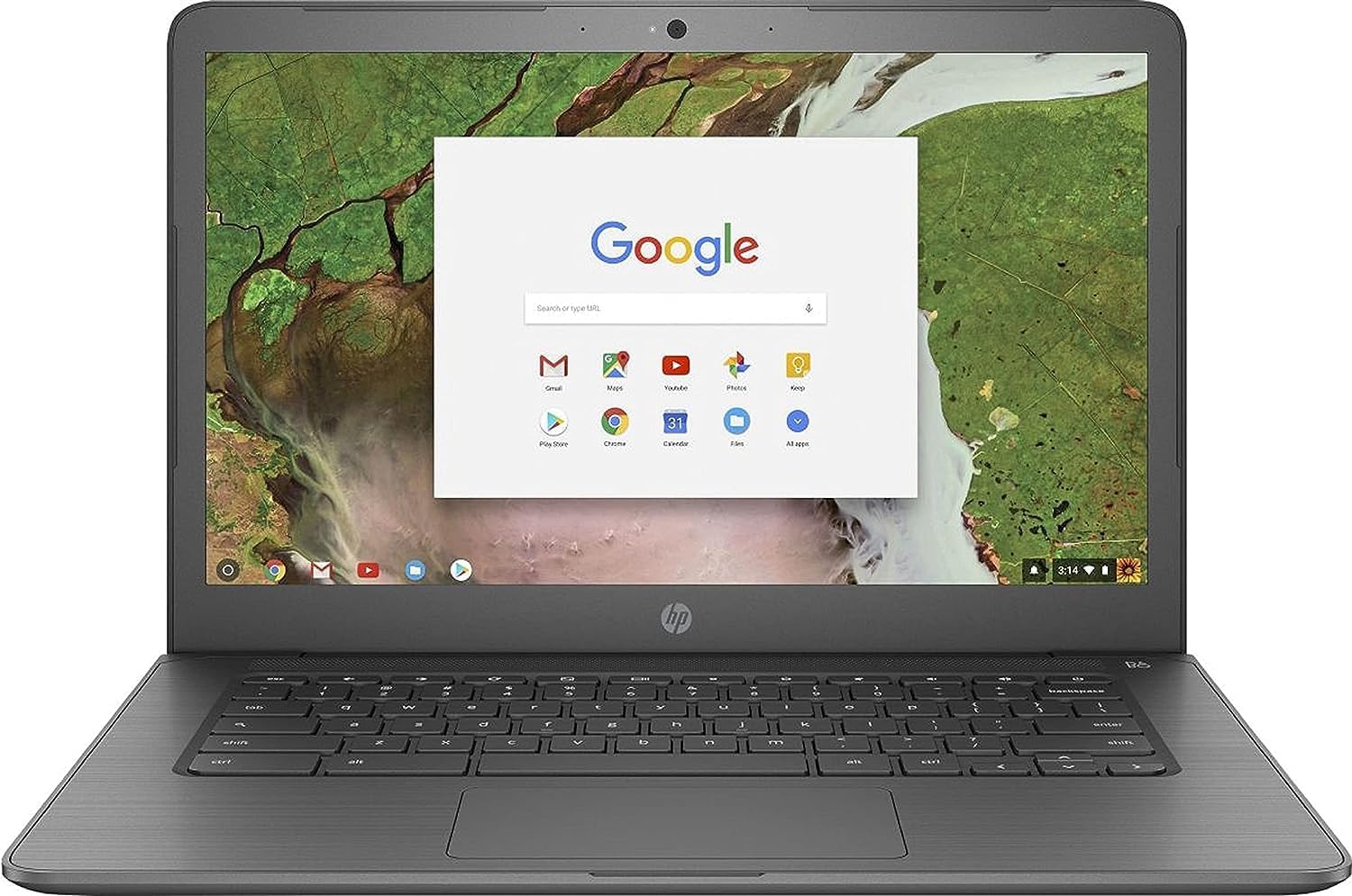 Hp Chromebook 14A G5 Laptop with 14 inch Display, Intel Celeron Processor, 4GB RAM, 32GB eMMC, Intel HD Graphics-Black (Renewed)