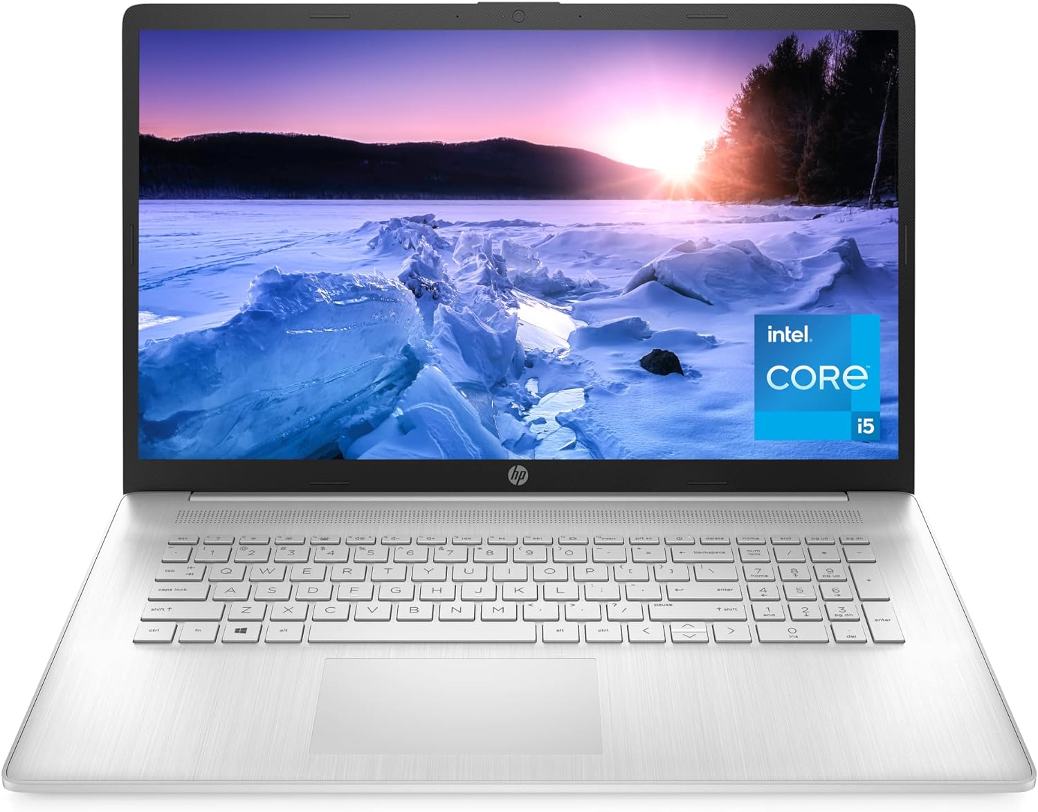 HP 17-ca1007ca FHD Laptop, 11th Generation Intel Core i5-1135G7, 16 GB RAM, 512GB SSD, Windows 10 Home Free Upgrade to Windows 11 (Natural Silver)