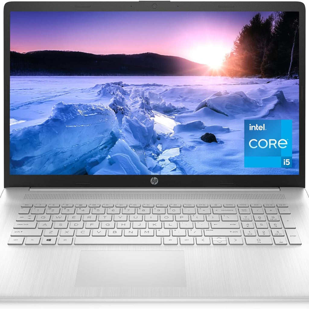 HP 17-ca1007ca FHD Laptop, 11th Generation Intel Core i5-1135G7, 16 GB RAM, 512GB SSD, Windows 10 Home Free Upgrade to Windows 11 (Natural Silver)