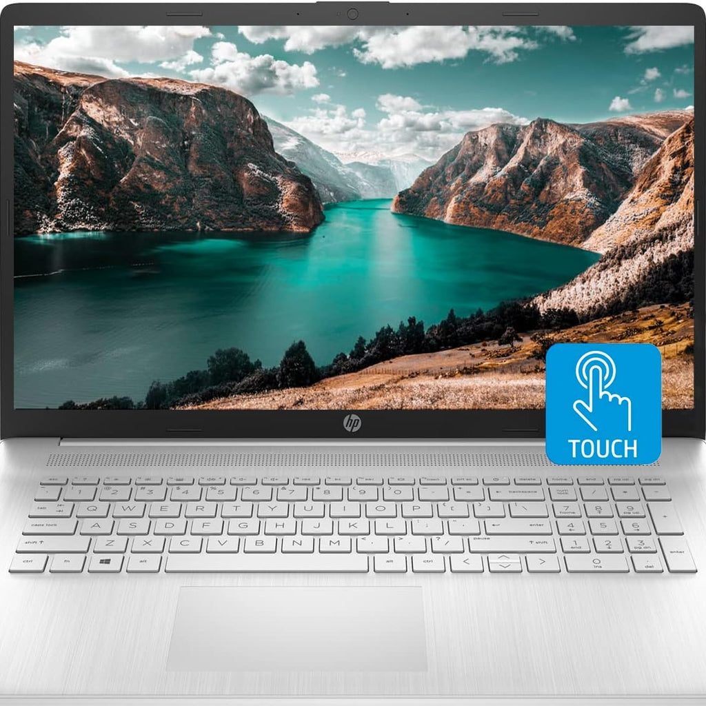 HP 17 Laptop, 17.3 " HD+ Touchscreen Display, Intel Core i7-1035G7 Quad-Core Processor, Intel Iris Xe Graphics, 16GB RAM, 512GB PCIe SSD, Backlit Keyboard, Windows 11