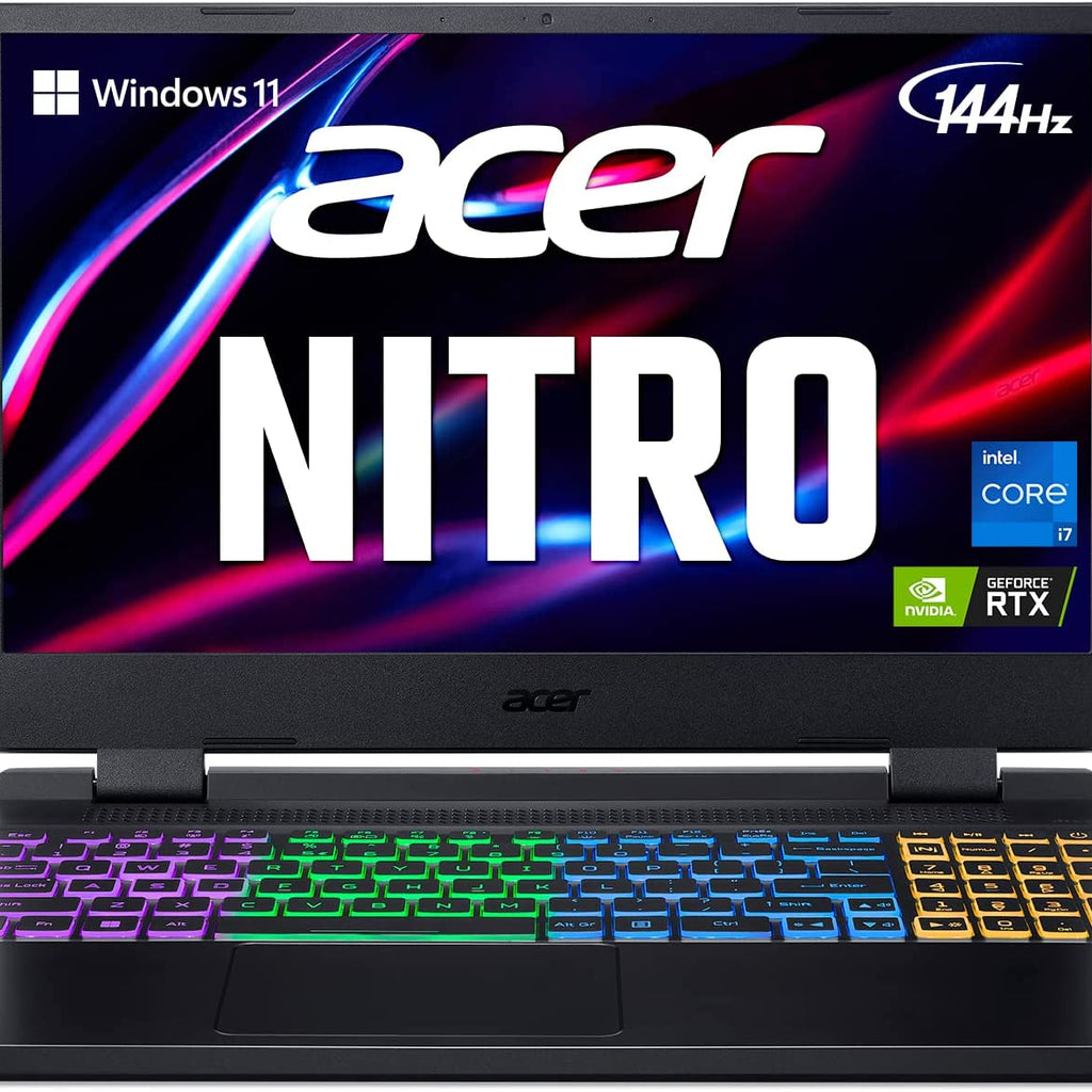 Acer Nitro 5 Gaming Notebook 12th Gen Intel Core i7-12700H 14 Cores Upto 4.70GHz/16GB DDR4 RAM/512GB SSD (Renewed)