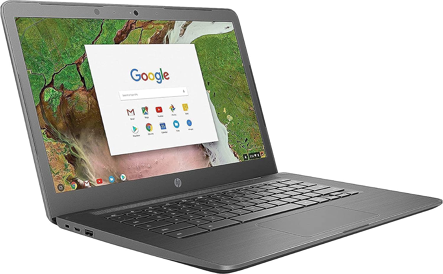 Hp Chromebook 14A G5 Laptop with 14 inch Display, Intel Celeron Processor, 4GB RAM, 32GB eMMC, Intel HD Graphics-Black (Renewed)