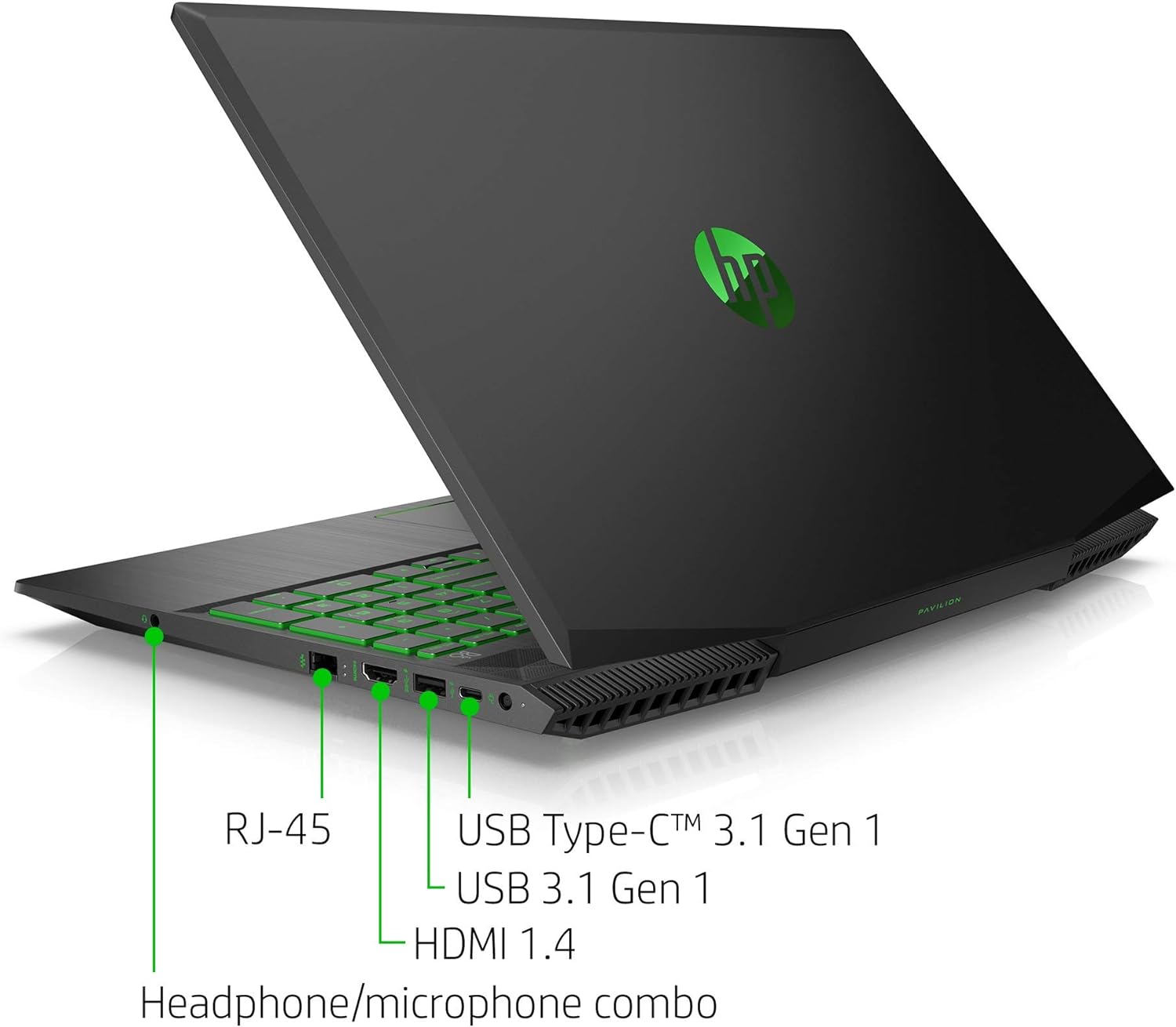 HP Pavilion 15-cx0058wm 15.6in Gaming Notebook - Intel Core i5-1035H, NVIDIA GeForce GTX 1050 4GB GPU, 16GB RAM, 256 GB SSD Storage, Windows 10 (Renewed)