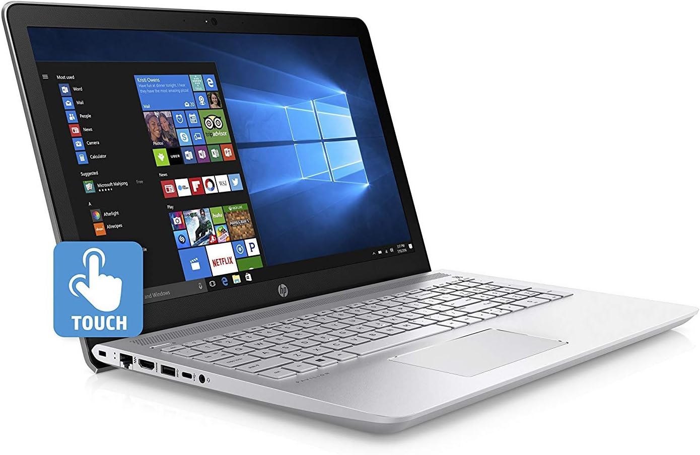 HP 15 - BS009ne - 7th Gen Intel Core i5-7200U Processor 2.5GHz, 8GB DDR4 Ram ,256GB SSD ,15.6" Full HD LED 1080p Win10