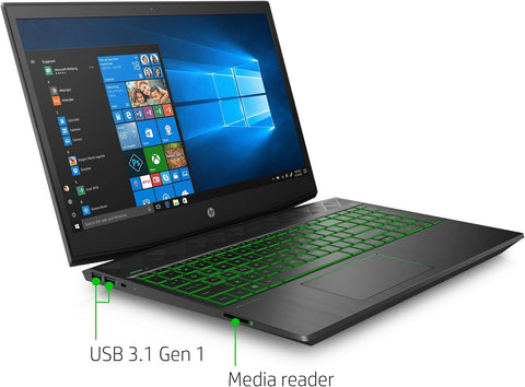 HP Pavilion 15-cx0058wm 15.6in Gaming Notebook - Intel Core i5-1035H, NVIDIA GeForce GTX 1050 4GB GPU, 16GB RAM, 256 GB SSD Storage, Windows 10 (Renewed)