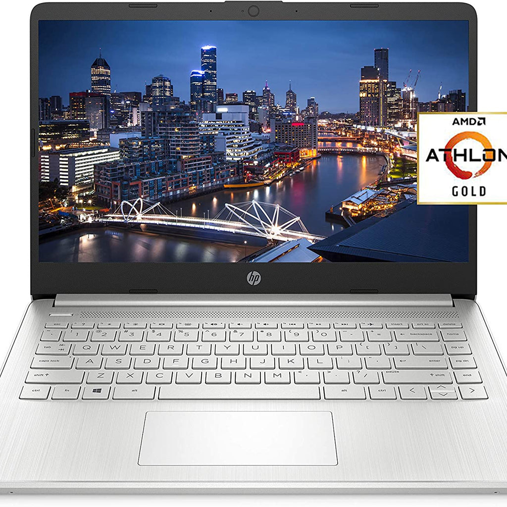 HP 14-DK1020 AMD Athlon™ 3150U 128GB SSD 4GB 14" (1366x768) Win10 Natural Silver (Renewed)