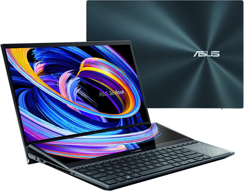 ASUS Zenbook DUO Pro 15 UX582ZM OLED109W, Creator Laptop, i9 12900H, 32GB Ram, 1TB SSD, NV RTX3060, 6GB Graphics (Renewed)