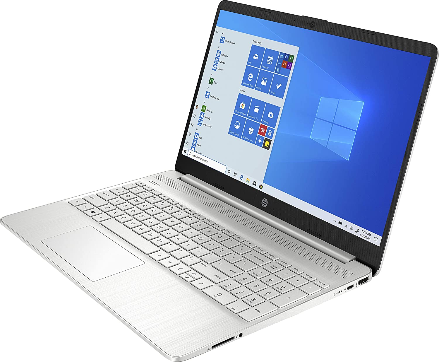 HP 15s-eq0014ne Laptop With 15.6-Inch Display, AMD Ryzen R7 Processor/16GB RAM/512GB SSD/AMD Radeon Vega 10 Graphics Eng kB, Silver (Renewed)