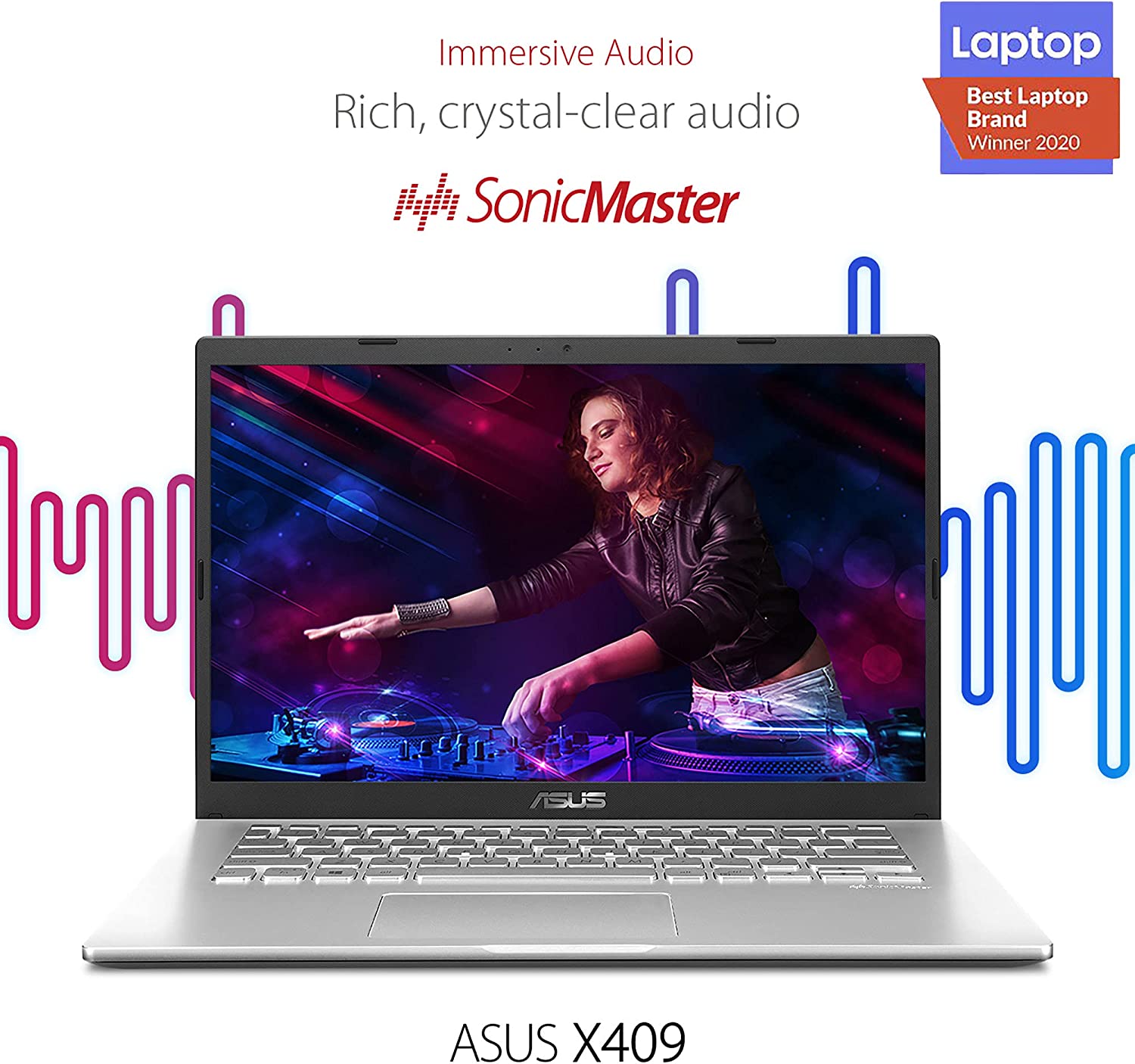 Asus X409FA Laptop with 14-inch Full HD Display, Intel 10th Gen Core i3-10110U/4GB/512GB SSD/Windows 10 English Slate Grey (Renewed)