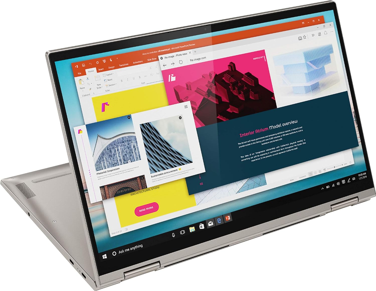 Lenovo Yoga 714ITL5 14" 2.2K Touchscreen 10th gen i7-10510U - 16GB - 512GB SSD - Mica Win10 Renewed