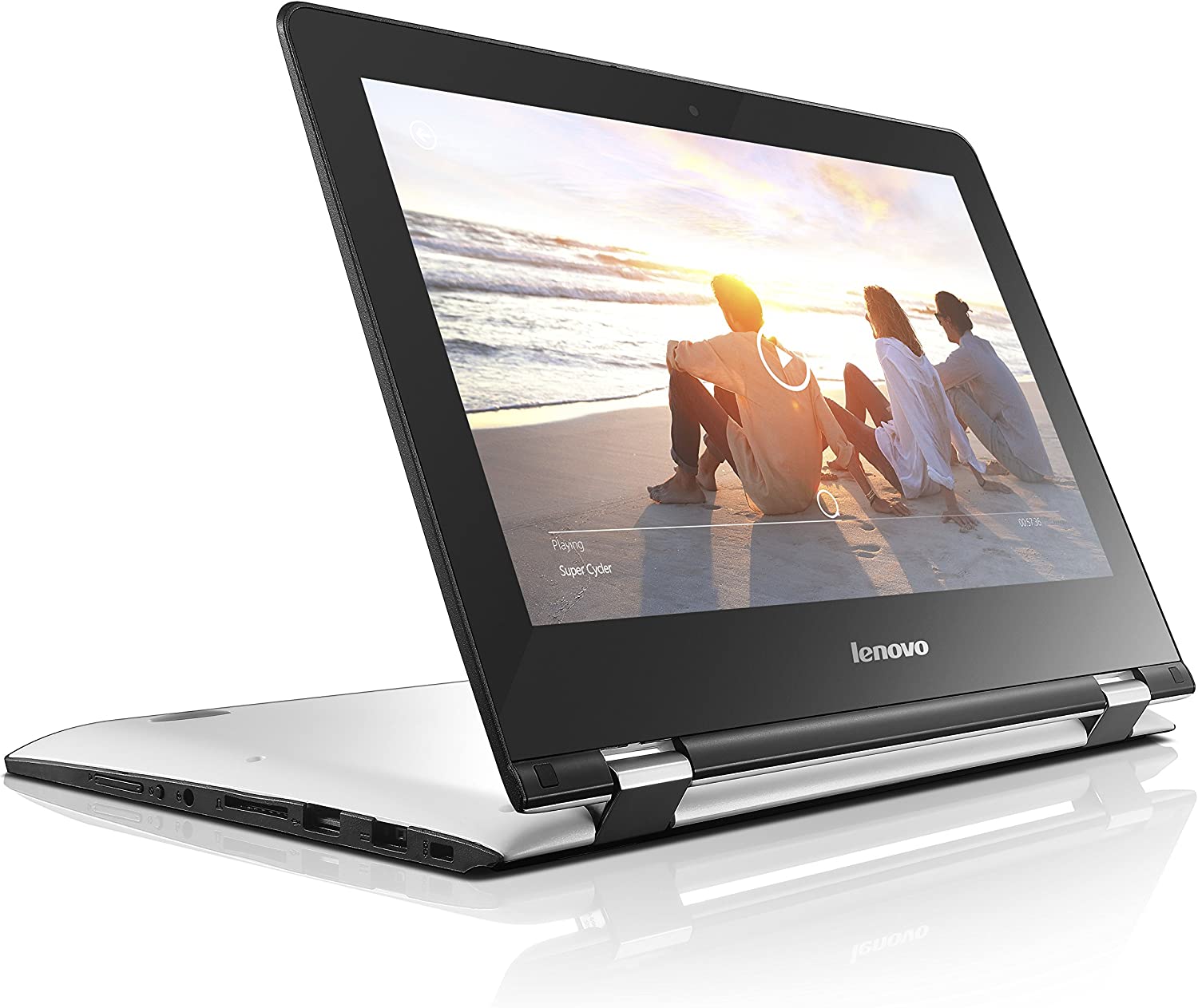 Lenovo Yoga 300 2-In-1 Laptop With 11.6-Inch Display, Celeron N3060 Processor/2GB RAM/32GB eMMC - Renewed