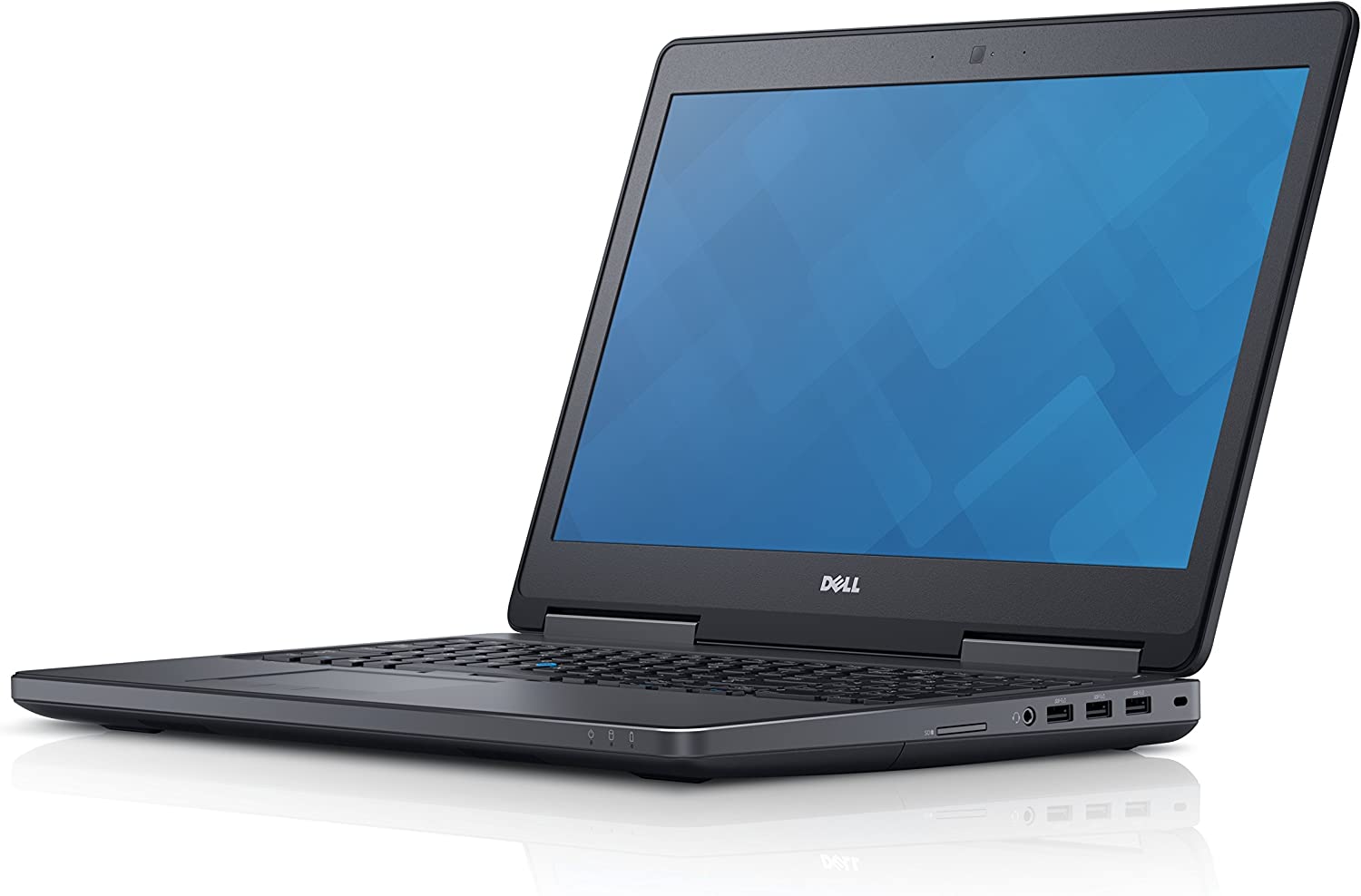 Dell Precision 7510 FHD 15.6 Inch Laptop (Intel Quad Core i7-6820HQ, 16GB Ram, 512 GB SSD) Nvidia 2GB , Black (Renewed)