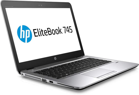HP EliteBook 745 G4 (14 inch) Notebook Pro AMD A10 (8730B) 2.4GHz 8GB 256GB SSD WLAN BT Webcam Windows 10 Pro 64-bit (Radeon R5) (Renewed)