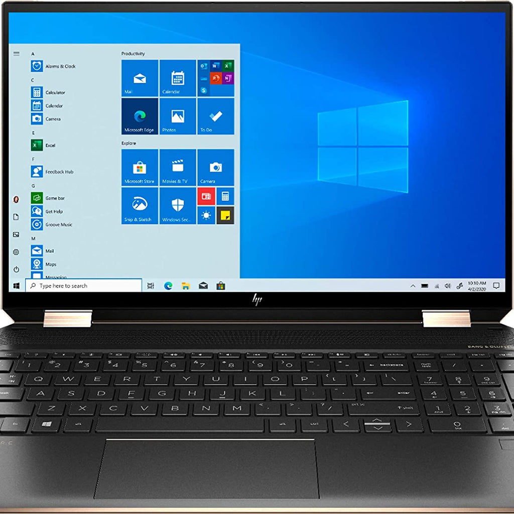 HP Spectre Diamond Cut x360 Convertible 15-eb1043dx - 11th Gen Core i7 - 16GB Ram-512GB NVMe SSD-15.6'x360 4k 3820x2160p touch Screen (Renewed)